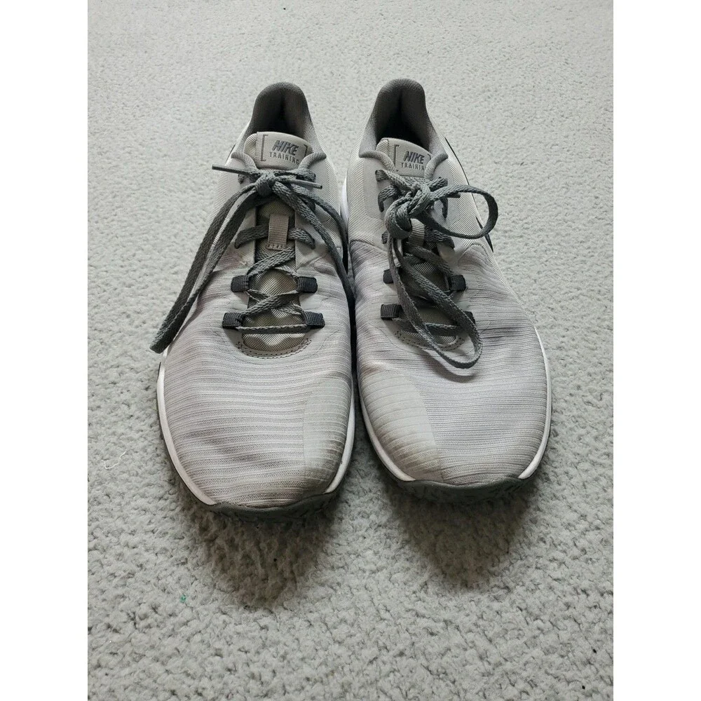 Nike Flex Control 4 White Running Shoes Sneakers Mens Size 9.5